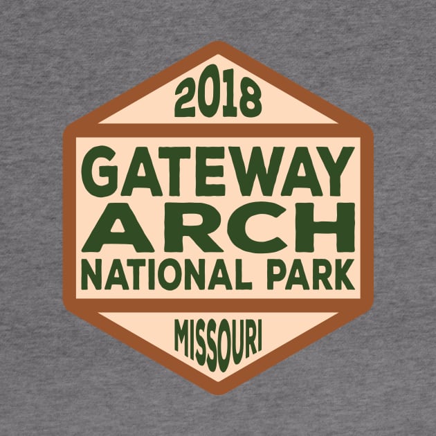 Gateway Arch National Park badge by nylebuss